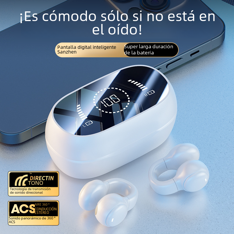 Auriculares Bluetooth de Conducción Ósea M55 para Deportes