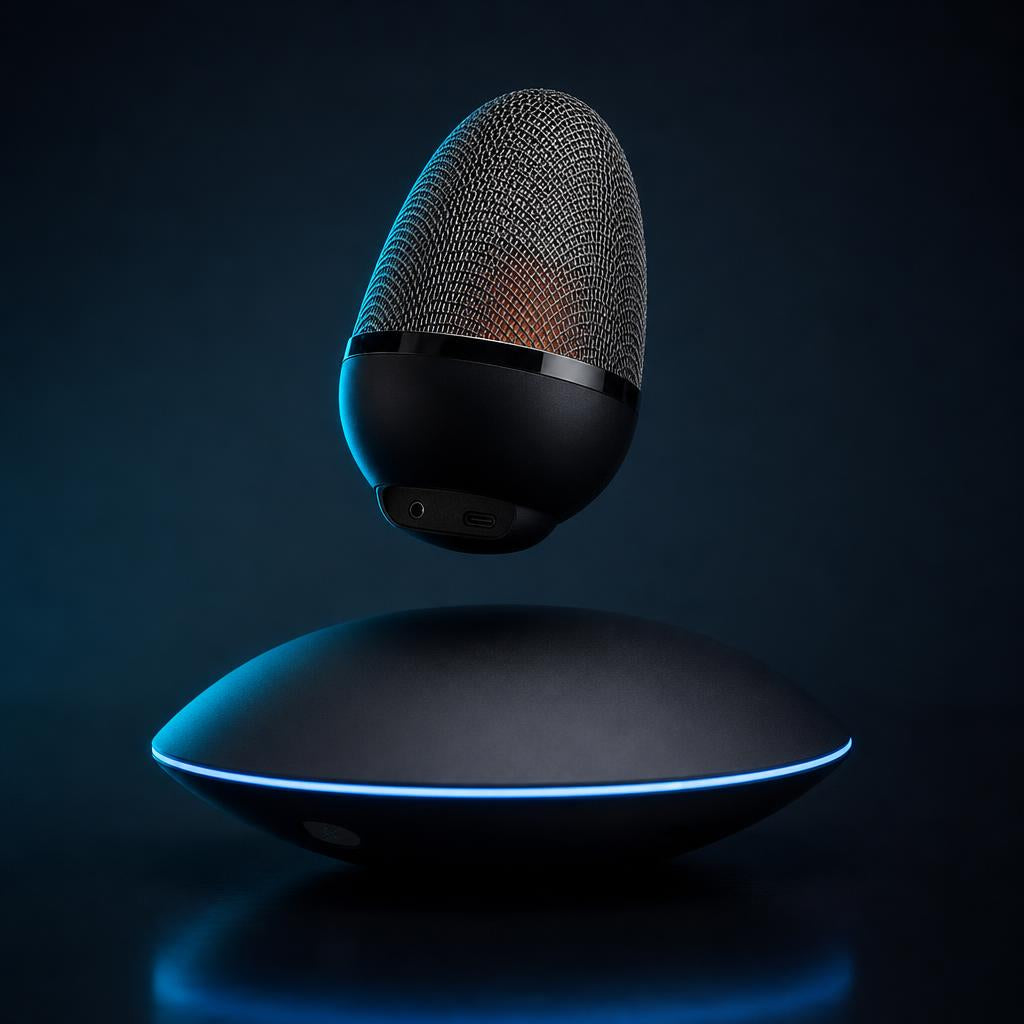NanoTech · Bocina Bluetooth levitante con suspensión magnética · vista 2