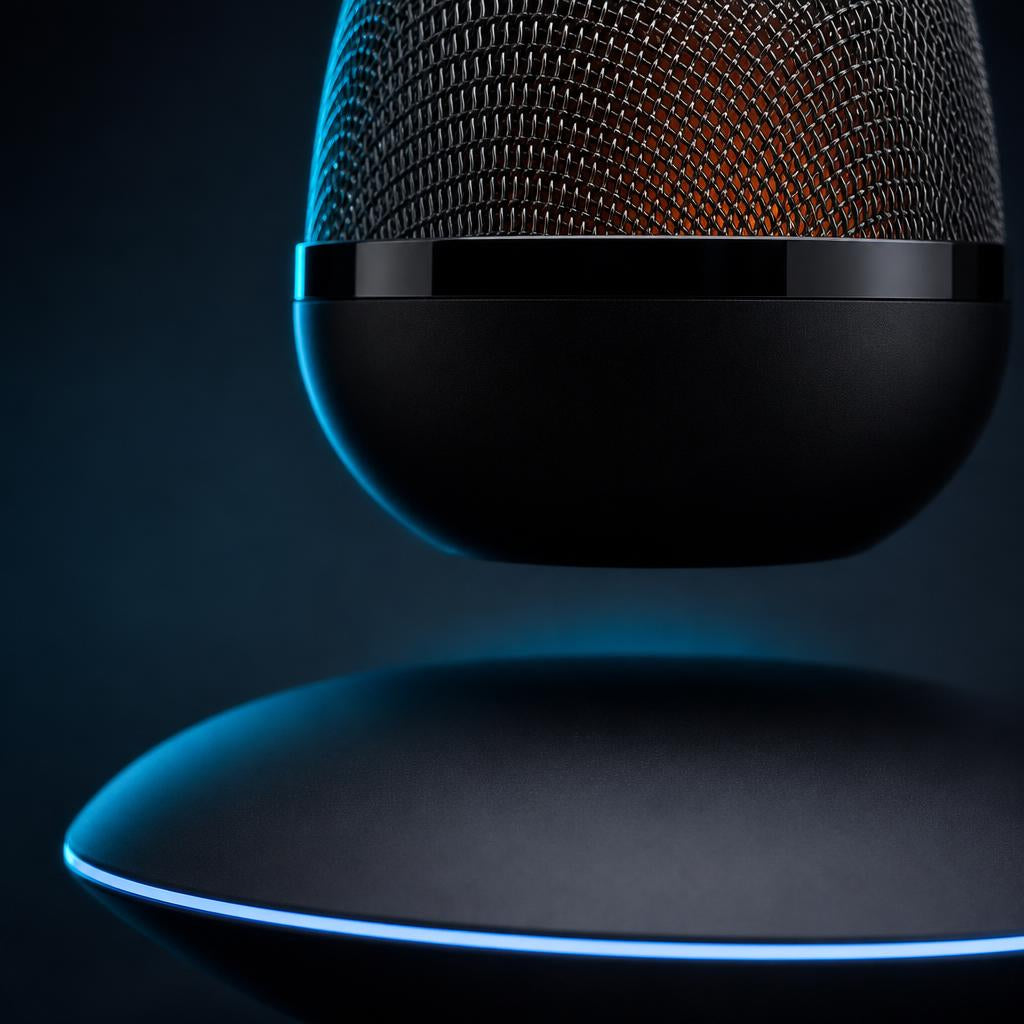 NanoTech · Bocina Bluetooth levitante con suspensión magnética · vista 4