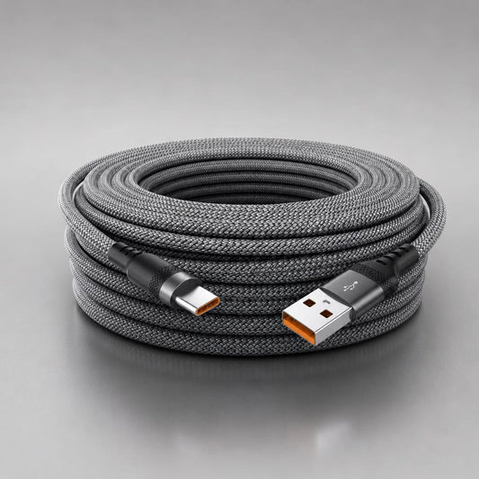 NanoTech Ti · Cable USB-C de carga rápida 5A trenzado – 1, 2, 3 o 5 metros