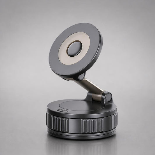 NanoTech Ti · Soporte magnético MagSafe para auto con giro de 360°