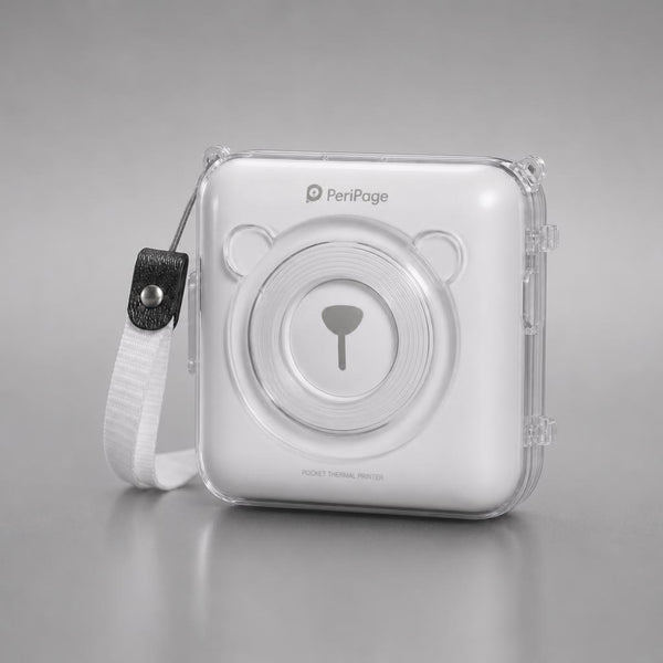 Mini Bliuetooth Wireless Thermal Printer Paper Sticker Label Printer ...