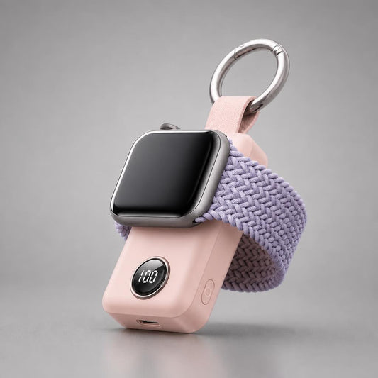 NanoTech Ti · Batería portátil llavero para Apple Watch 2000 mAh – Rosa