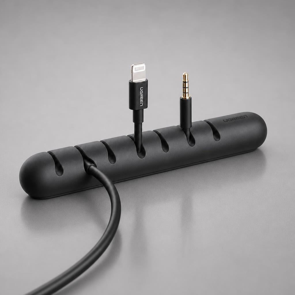 NanoTech Ti · Organizador de cables de silicón con 7 ranuras adhesivo · vista 2