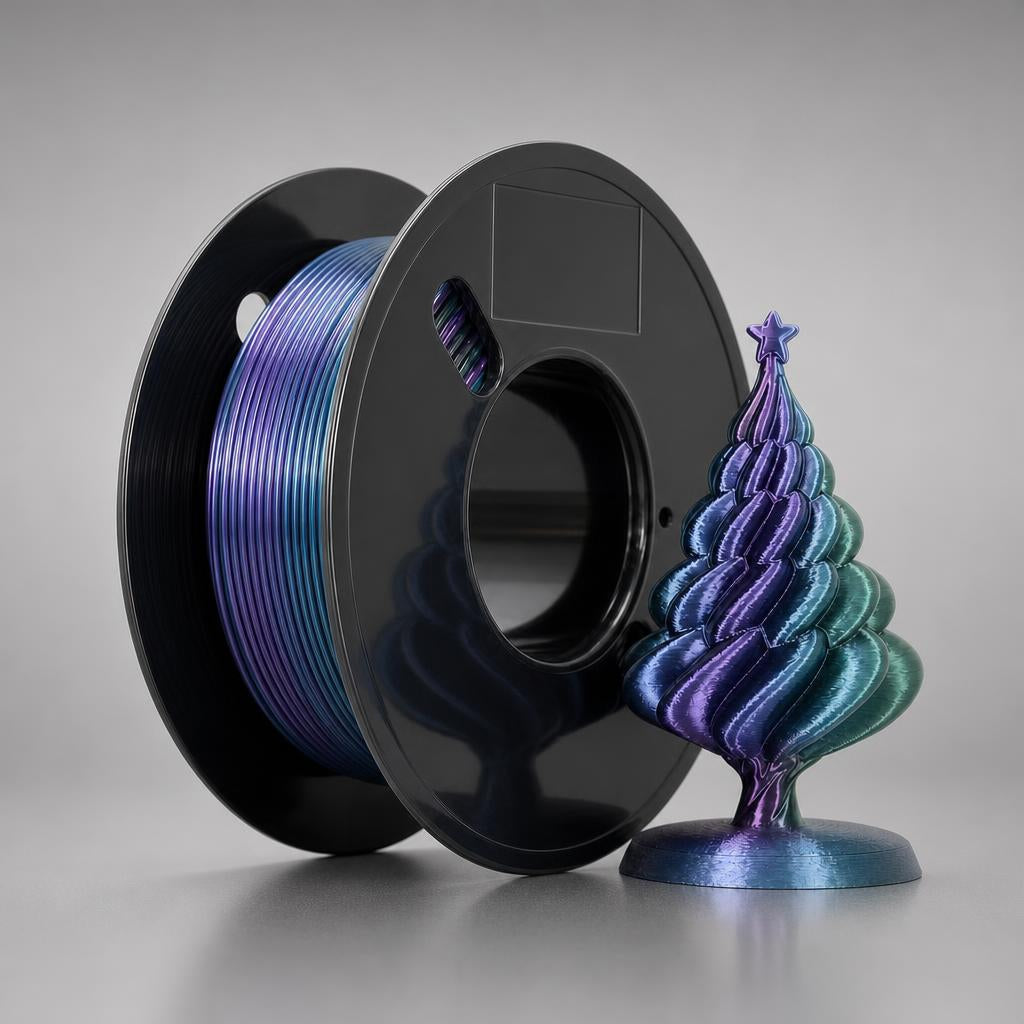 NanoTech Ti · Filamento PLA Silk tricolor para impresora y pluma 3D – 200 g