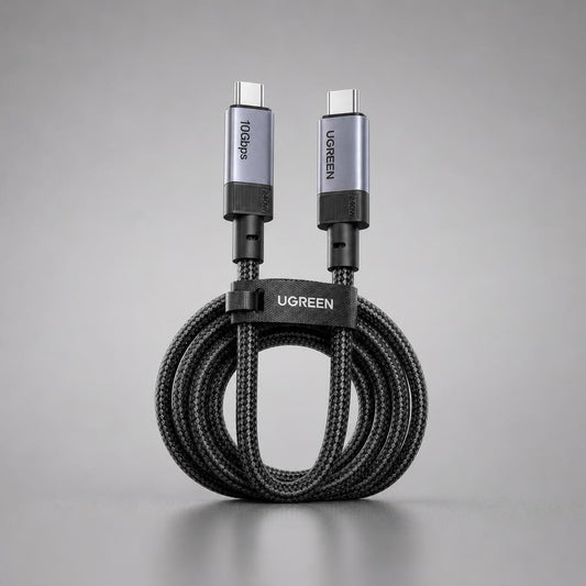 NanoTech Ti · Cable USB4 USB-C UGREEN 240W – hasta 80 Gbps y video 16K