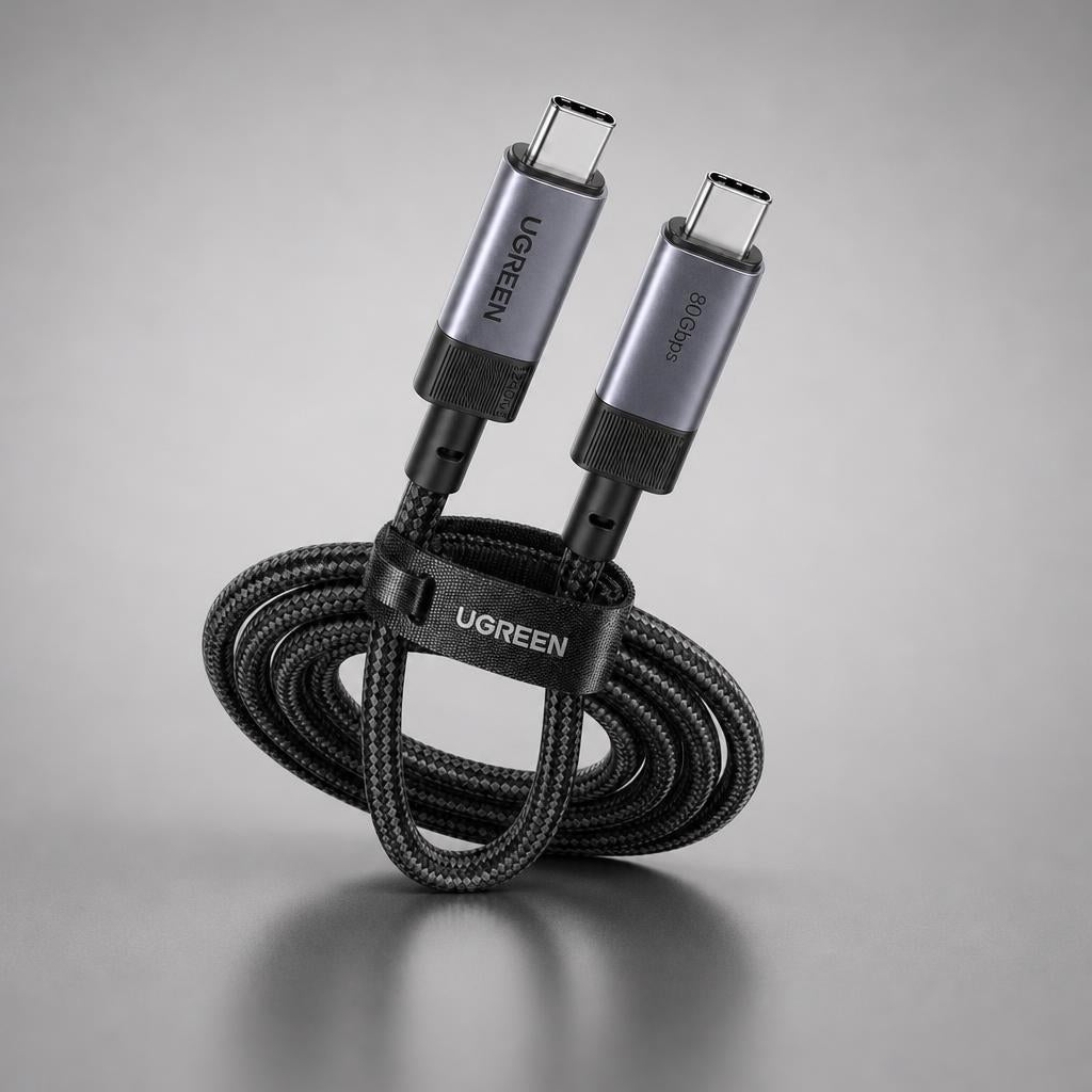 NanoTech Ti · Cable USB4 USB-C UGREEN 240W – hasta 80 Gbps y video 16K · vista 2