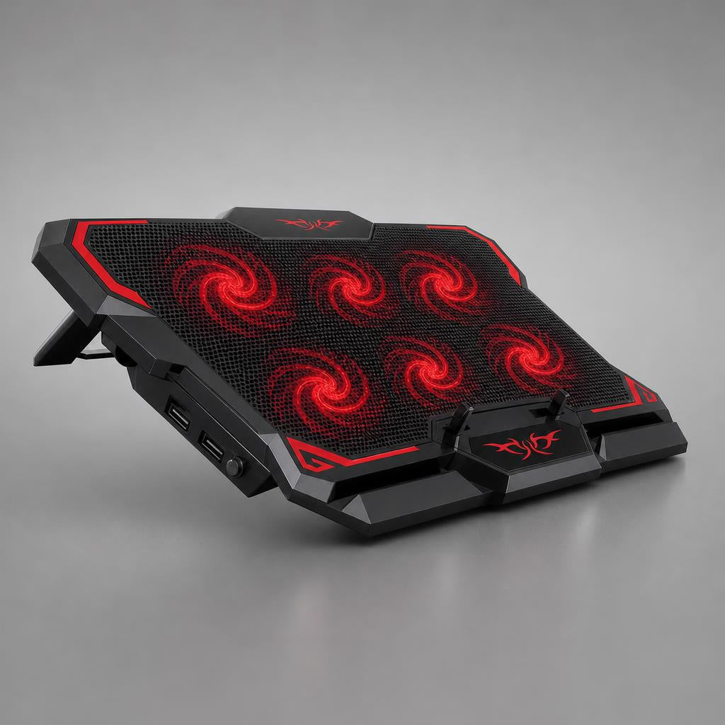 NanoTech Ti · Base enfriadora gamer para laptop de 17" con 6 ventiladores · vista 2