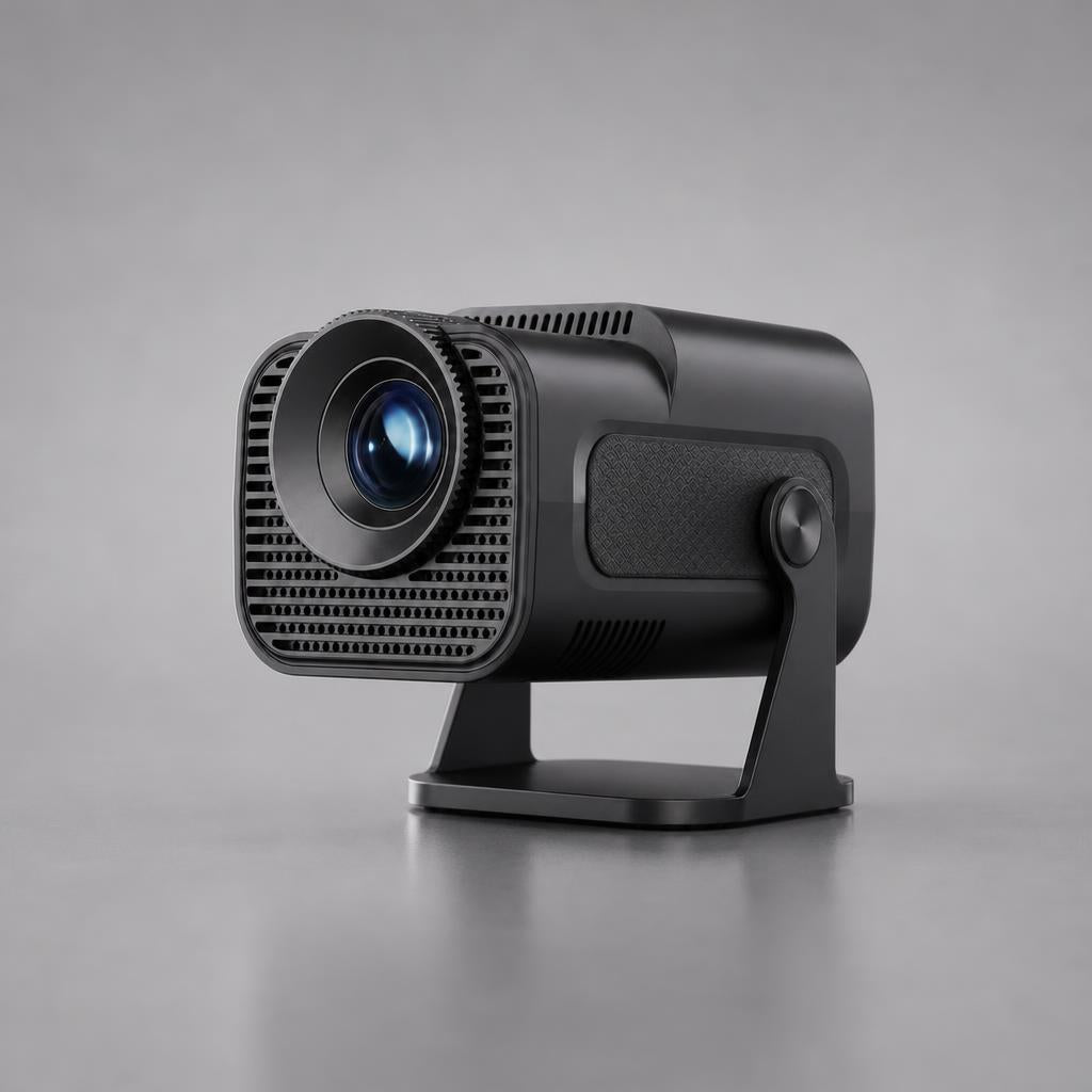 NanoTech Ti · Proyector portátil HY320 Mini con Android 11 y Wi-Fi 6