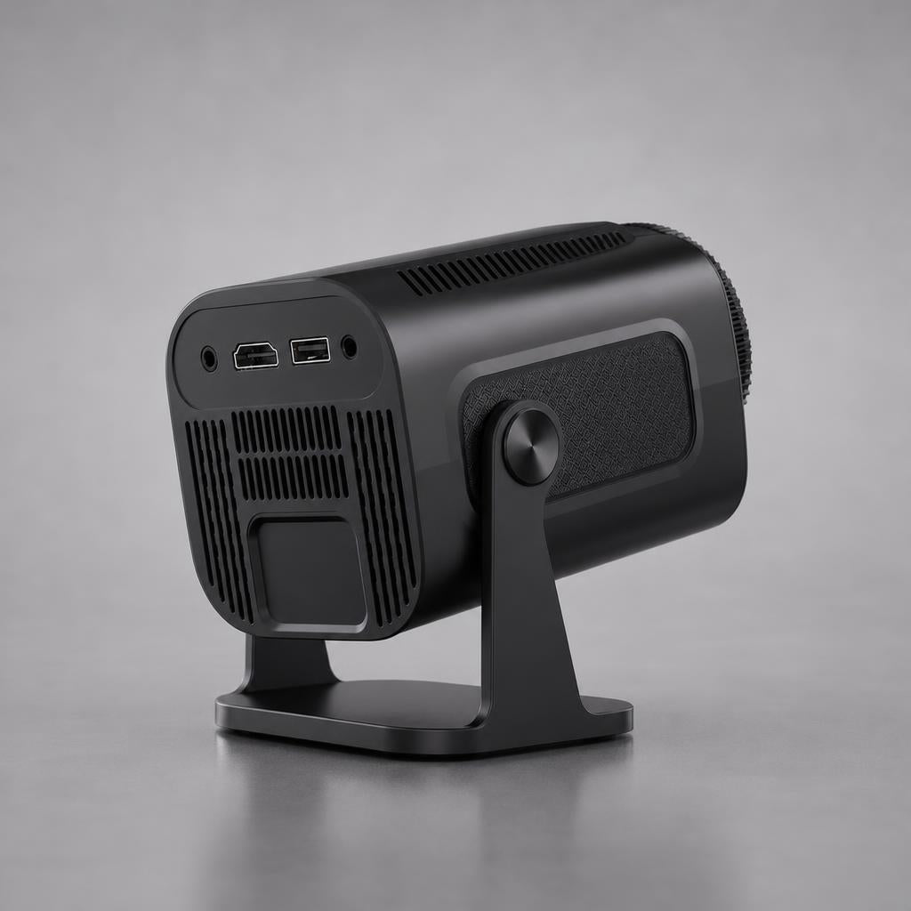 NanoTech Ti · Proyector portátil HY320 Mini con Android 11 y Wi-Fi 6 · vista 2